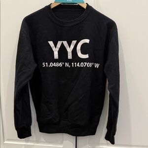 YYC Black Graphic Women’s Sweater